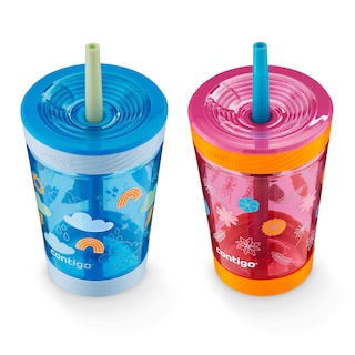 Foto 2 | Vaso Contigo Kids A Prueba De Derrames Con Pajita, 400 Ml, Paquete De 2 - Venta Internacional.