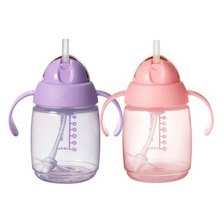 Foto 1 | Straw Cup Tommee Tippee Easy Transition, 300 Ml, 6 M+, Paquete De 2 - Venta Internacional.