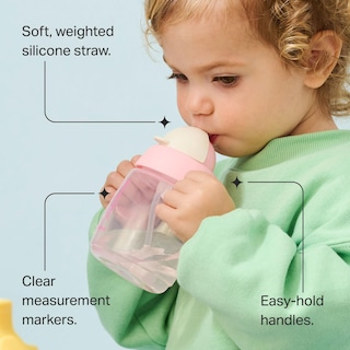 Foto 5 | Straw Cup Tommee Tippee Easy Transition, 300 Ml, 6 M+, Paquete De 2 - Venta Internacional.