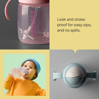 Foto 7 | Straw Cup Tommee Tippee Easy Transition, 300 Ml, 6 M+, Paquete De 2 - Venta Internacional.