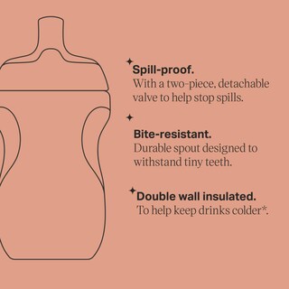 Foto 5 | Botella De Agua Para Niños Pequeños Tommee Tippee Insulated Sportee 270 Ml - Venta Internacional.