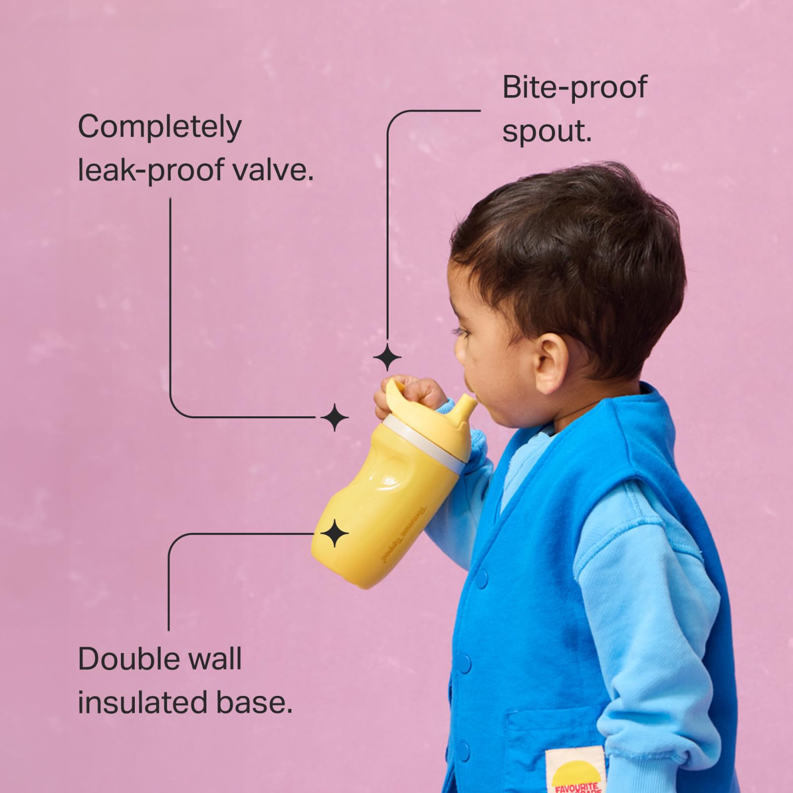 Foto 6 pulgar | Botella De Agua Para Niños Pequeños Tommee Tippee Insulated Sporty 270 Ml X2 - Venta Internacional.