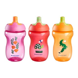 Foto 1 | Botella De Agua Tommee Tippee Sportee, 300 Ml, 12 M+, Paquete De 3 - Venta Internacional.