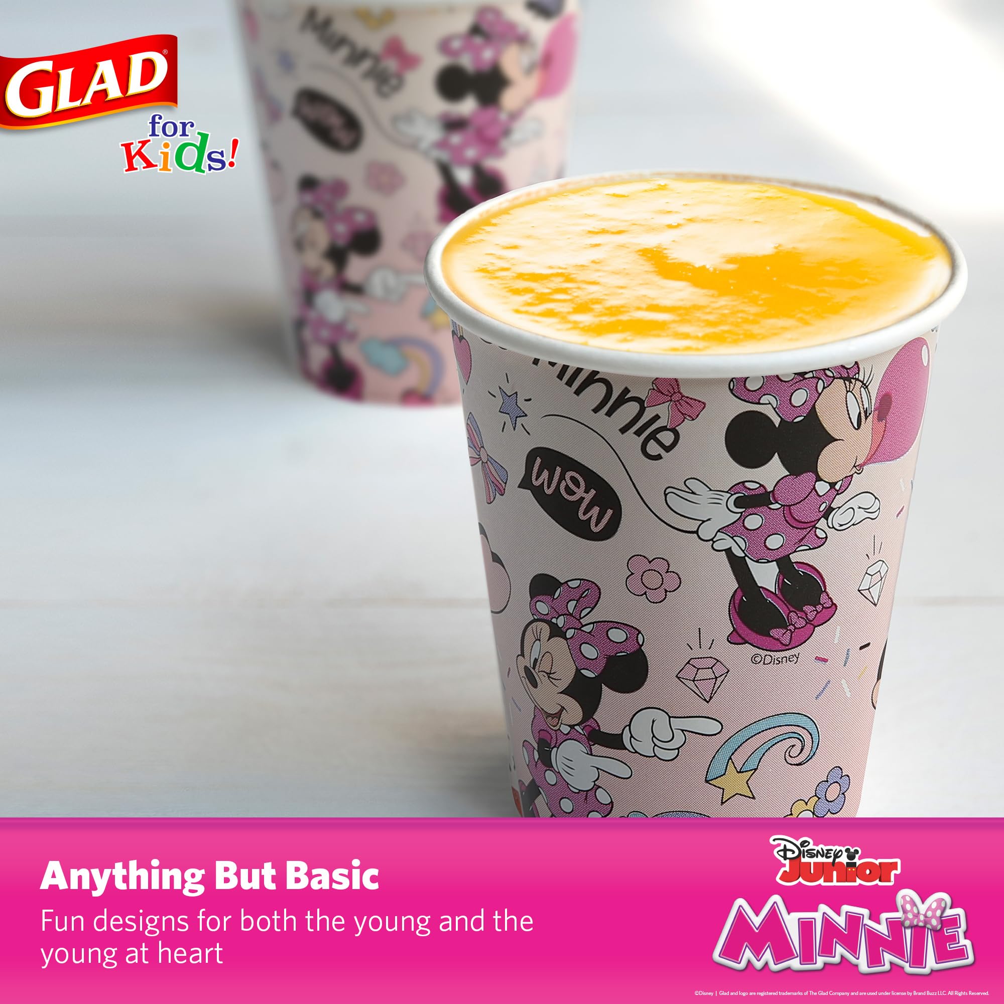 Foto 4 pulgar | Vasos De Papel Glad Para Niños Disney Mickey & Friends, 250 Ml, 24 Unidades - Venta Internacional.