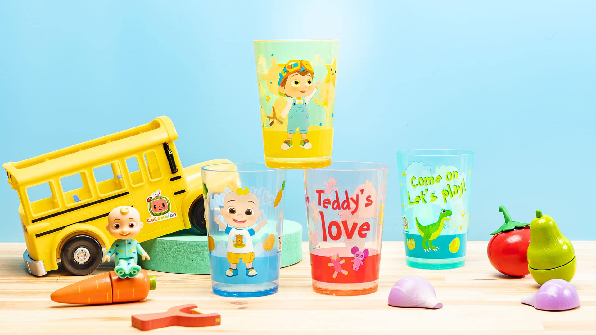 Foto 5 pulgar | Set De Vasos Para Anidar, Zak Designs, Cocomelon Kids, 430 Ml, Paquete De 4 - Venta Internacional.