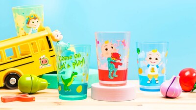 Foto 5 | Set De Vasos Para Anidar, Zak Designs, Cocomelon Kids, 430 Ml, Paquete De 4 - Venta Internacional.