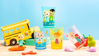 Foto 6 | Set De Vasos Para Anidar, Zak Designs, Cocomelon Kids, 430 Ml, Paquete De 4 - Venta Internacional.