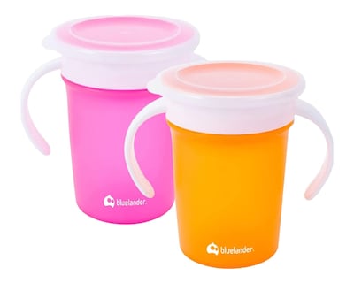 Foto 1 | Kit De 2 Vasos Entrenador 360 Para Bebé Bluelander De 280 Ml