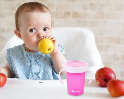 Foto 4 | Kit De 2 Vasos Entrenador 360 Para Bebé Bluelander De 280 Ml