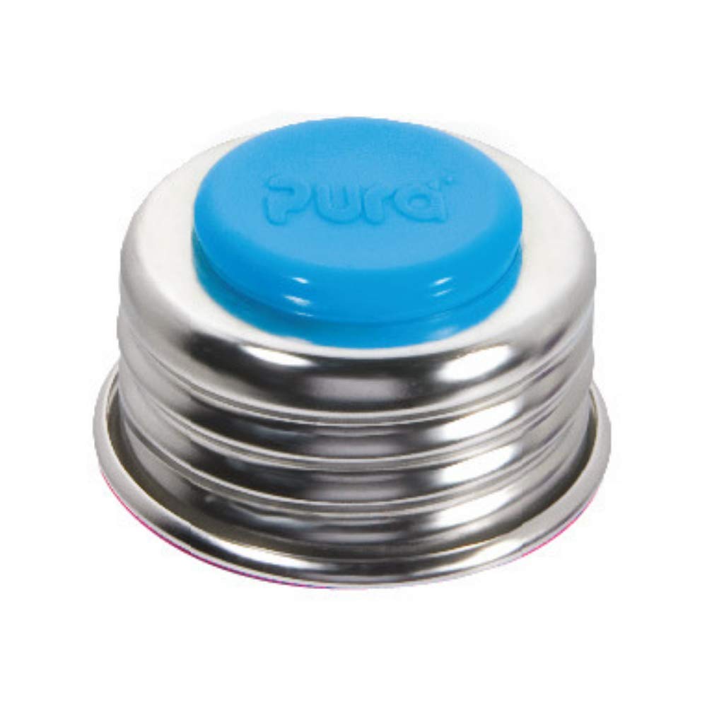 Foto 2 pulgar | Tapa Pura Stainless Universal De Plástico Sin Bpa, Sin Bpa, Aguamarina - Venta Internacional.