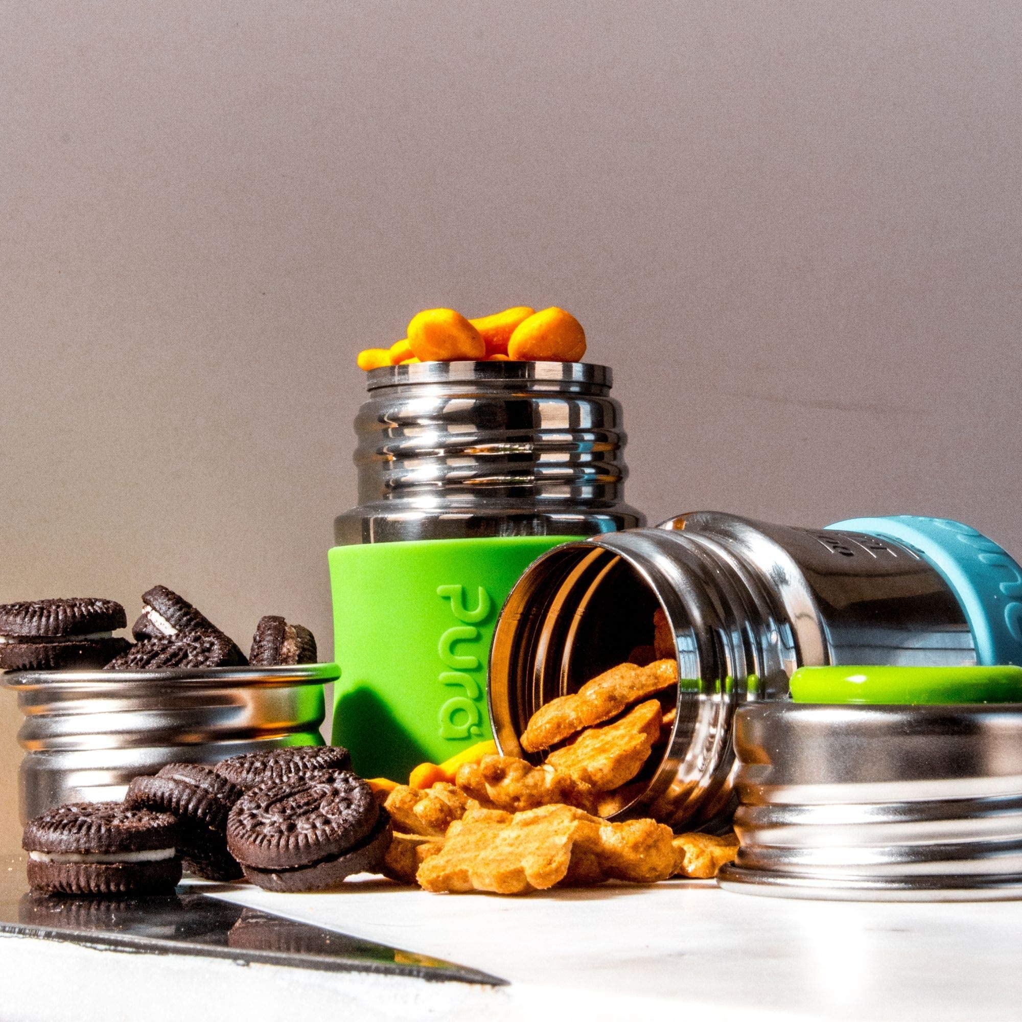 Foto 5 | Tapa Pura Stainless Universal De Plástico Sin Bpa, Sin Bpa, Aguamarina - Venta Internacional.