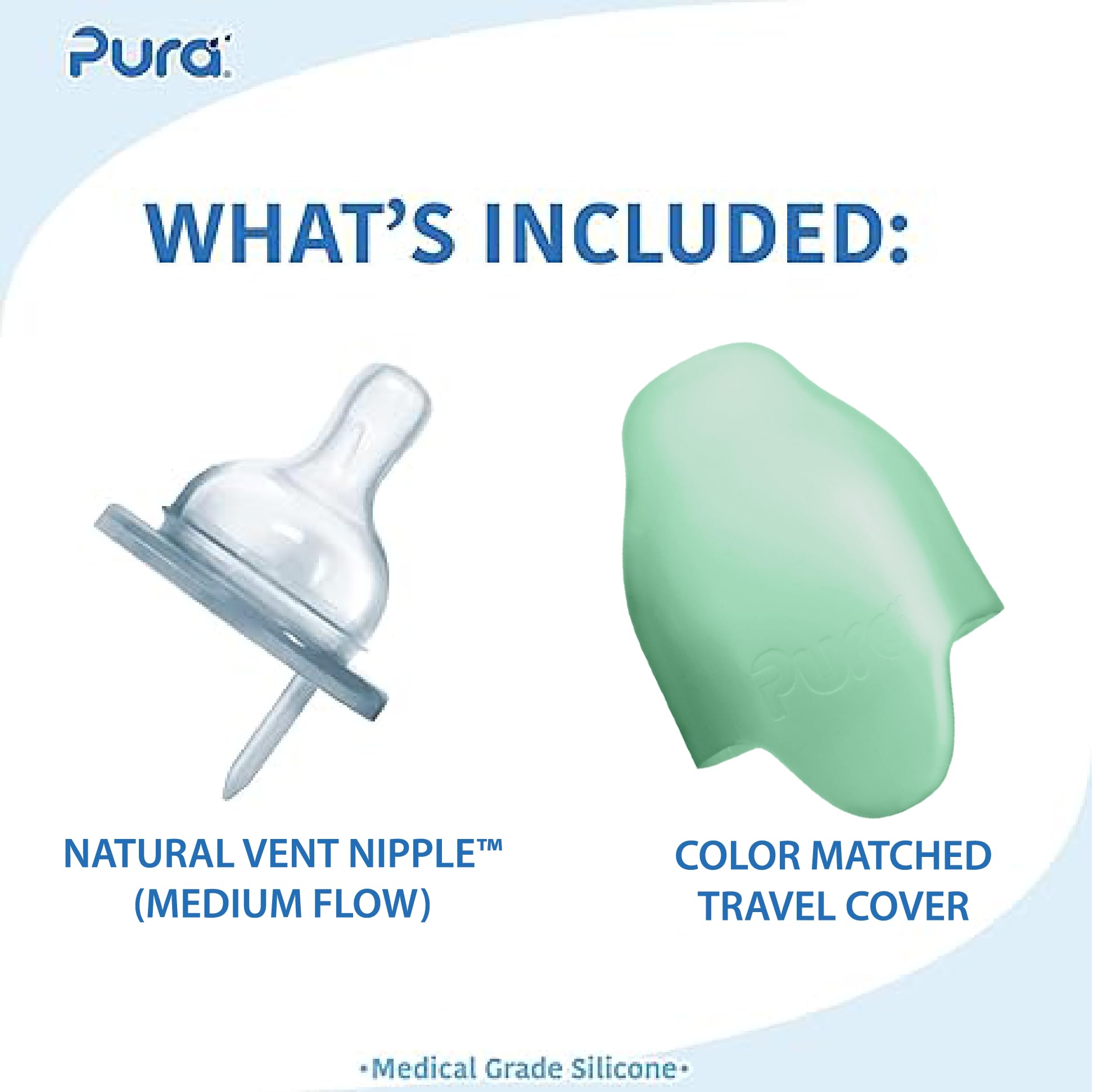 Foto 3 pulgar | Biberón Aislante Para Bebés Pura Kiki De Acero Inoxidable, 200 Ml - Venta Internacional.