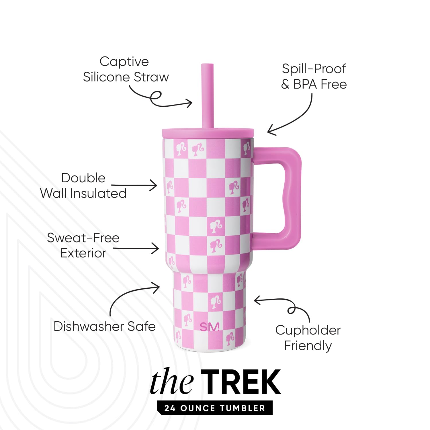 Foto 4 pulgar | Vaso Sencillo Y Moderno Para Barbie Kids, 710 Ml, Acero Inoxidable - Venta Internacional.