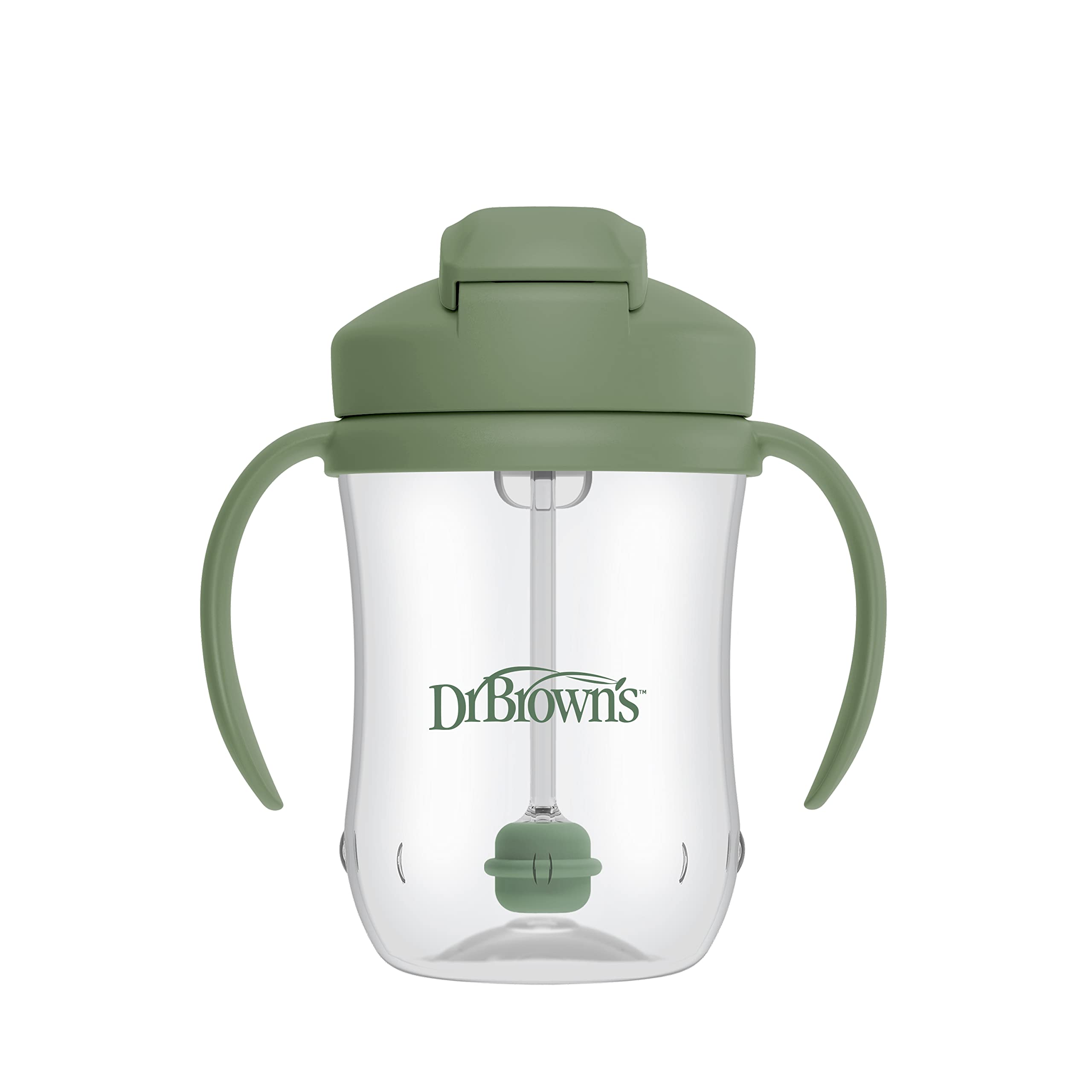 Foto 8 pulgar | Straw Cup Dr. Brown's Milestones Baby's First 270 Ml Olive 6m+ - Venta Internacional.