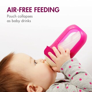 Foto 2 | Bolsa De Silicona Reutilizable Para Biberones Boon Nursh, 240 Ml, 3-6 M - Venta Internacional.