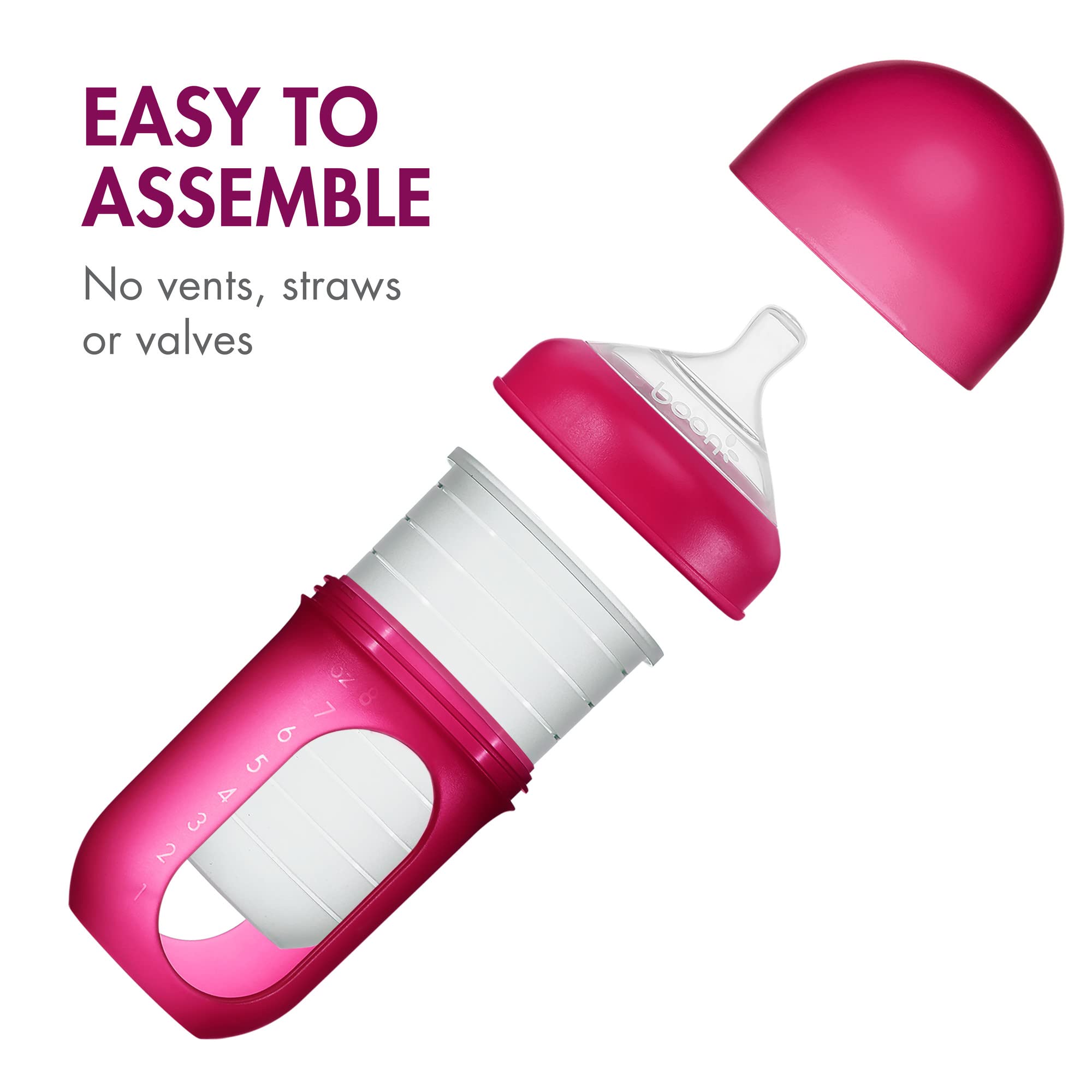 Foto 4 pulgar | Bolsa De Silicona Reutilizable Para Biberones Boon Nursh, 240 Ml, 3-6 M - Venta Internacional.
