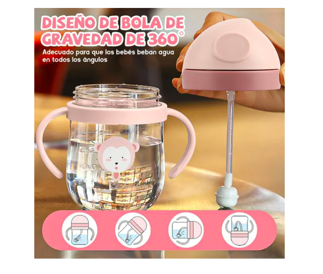 Foto 5 pulgar | 2pcs Xtellar Vaso Entrenador 360 Antiderrames para  Bebés