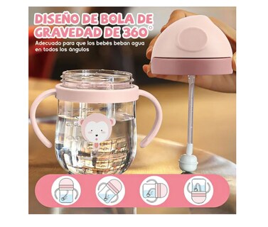 Foto 4 | 2pcs Xtellar Vaso Entrenador 360 Antiderrames para Bebés