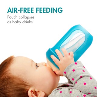 Foto 2 | Bolsa De Silicona Reutilizable Para Biberones Boon Nursh, 240 Ml, 3-6 M - Venta Internacional.
