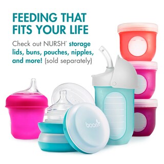 Foto 6 | Bolsa De Silicona Reutilizable Para Biberones Boon Nursh, 240 Ml, 3-6 M - Venta Internacional.