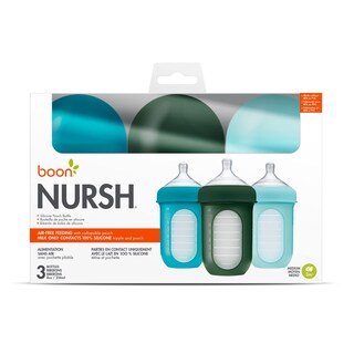 Foto 7 | Bolsa De Silicona Reutilizable Para Biberones Boon Nursh, 240 Ml, 3-6 M - Venta Internacional.