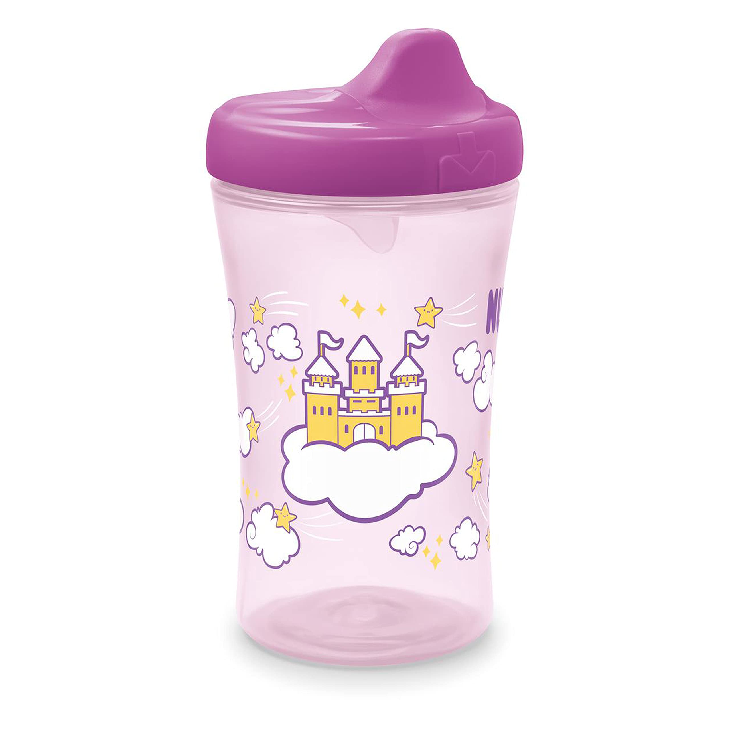 Foto 3 pulgar | Boquilla Dura Sippy Cup Nuk Hide 'n Seek Con Caño Que Cambia De Color  Paquete De 2 - Venta Internacional.
