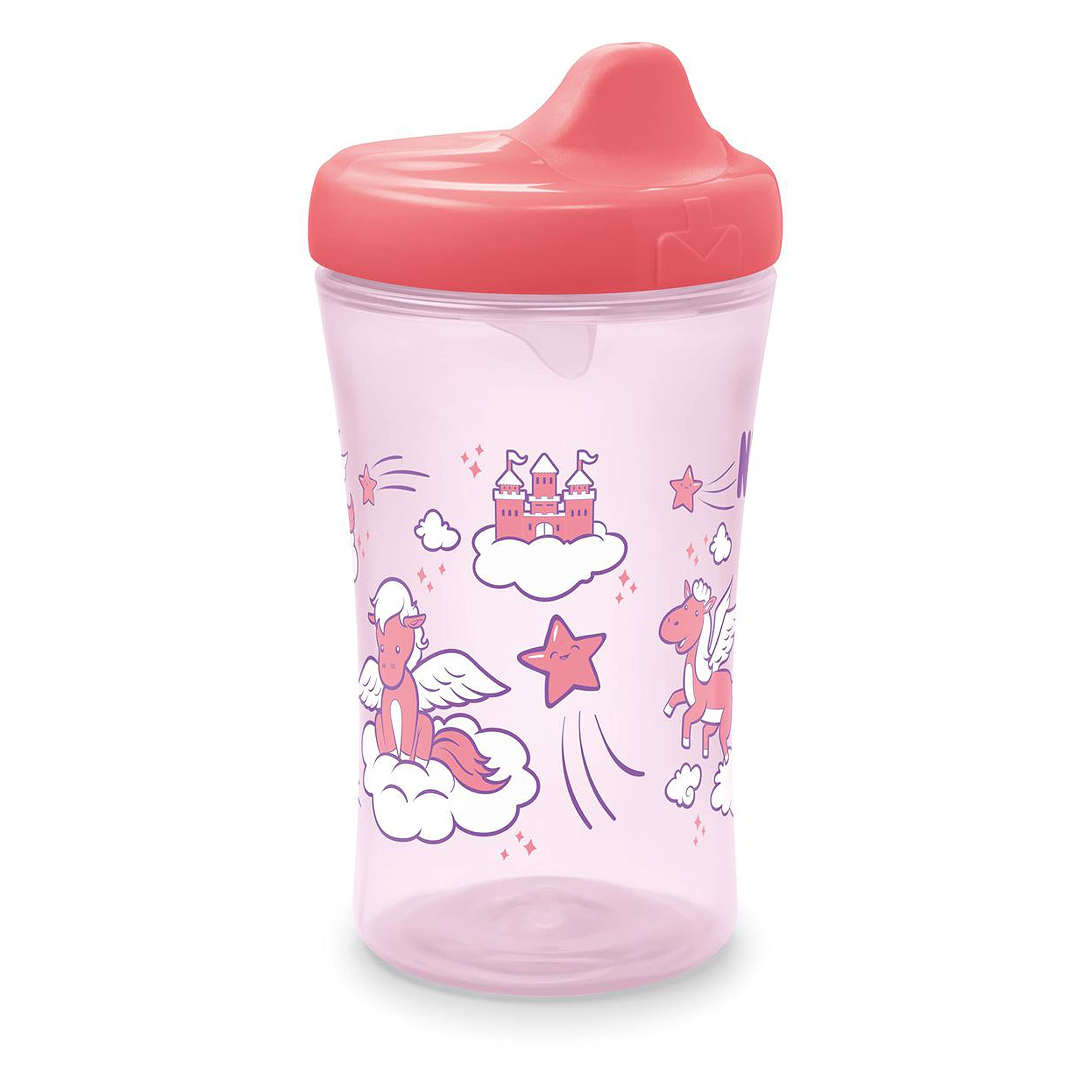 Foto 4 pulgar | Boquilla Dura Sippy Cup Nuk Hide 'n Seek Con Caño Que Cambia De Color  Paquete De 2 - Venta Internacional.