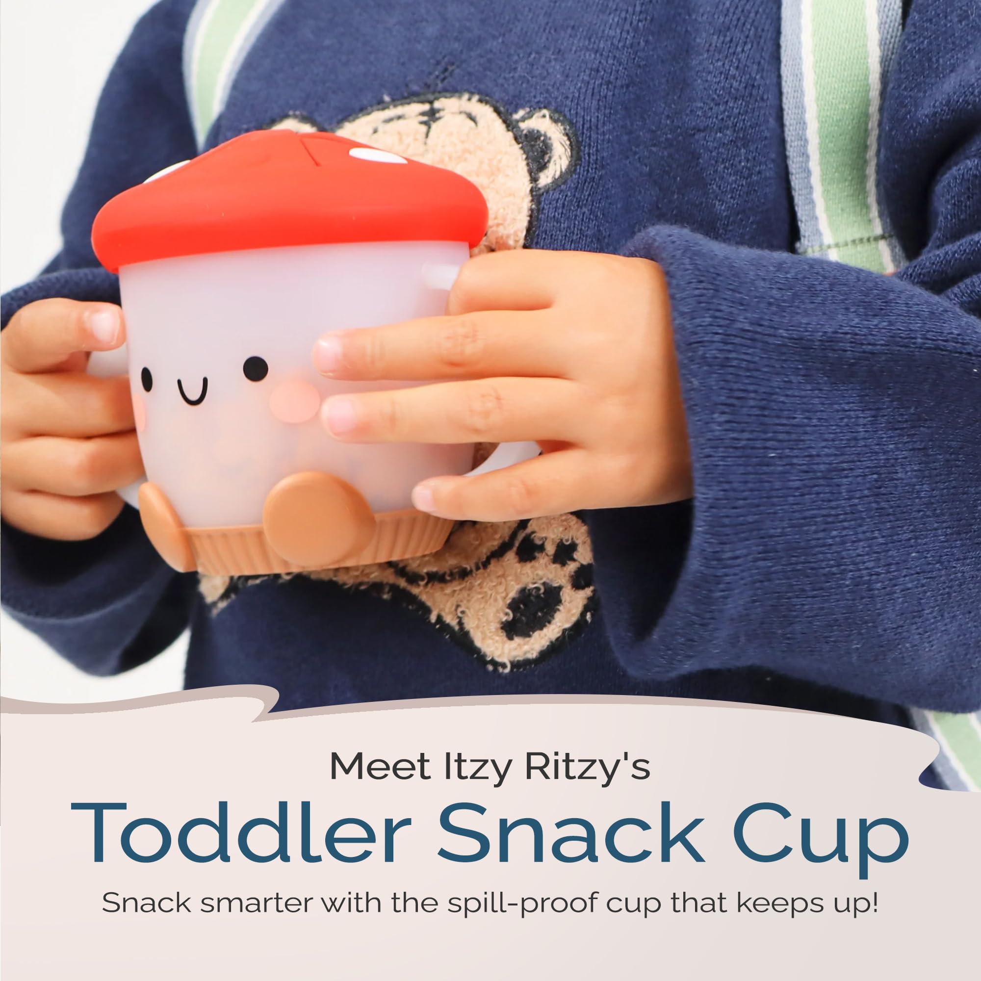 Foto 2 | Taza Para Aperitivos Itzy Ritzy Para Niños Pequeños, A Prueba De Derrames, 360 Ml, Con Tapa De Silicona - Venta