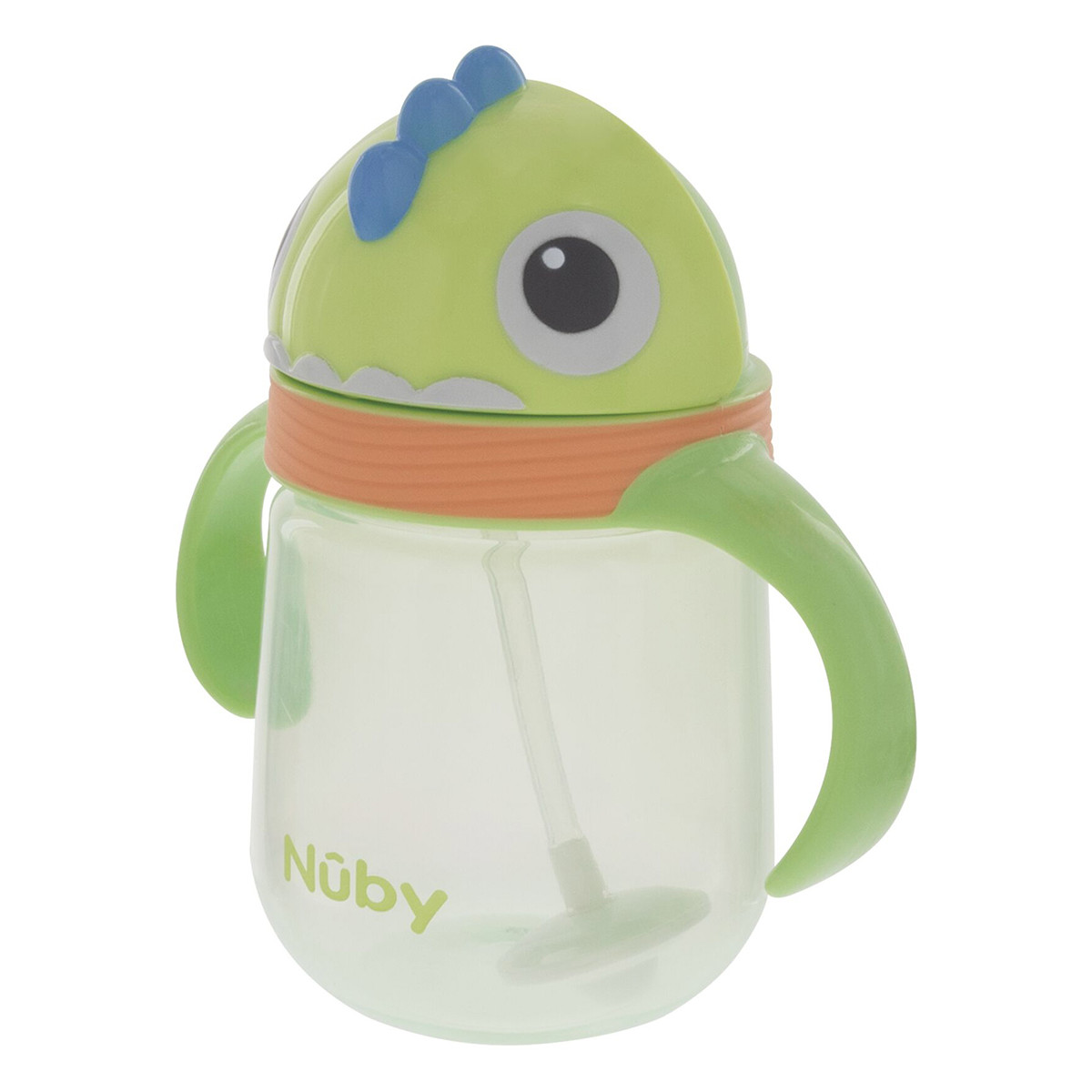 Foto 4 pulgar | Vaso Entrenador Para Bebé Con Popote De Silicón Dinosaurio 8 Onzas Nuby10860di