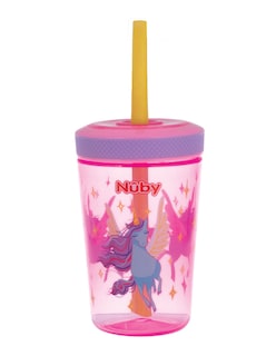 Foto 1 | Vaso Entrenador Para Bebé Con Popote Antiderrames Rosa 14 Onzas Nuby10886rs