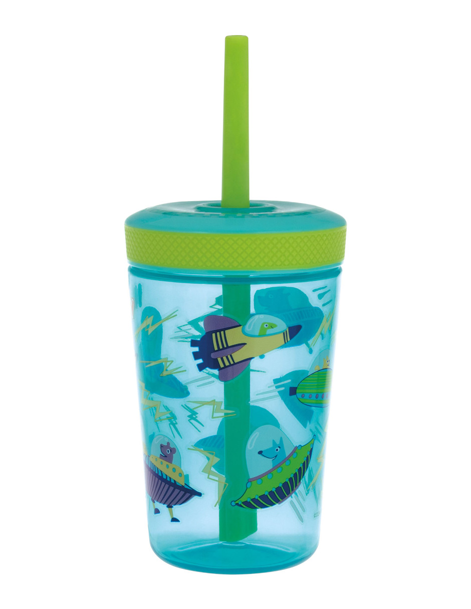 Foto 2 | Vaso Entrenador Para Bebé Con Popote Antiderrames Aqua 14 Onzas Nuby10886aq