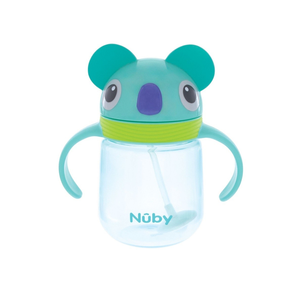 Foto 2 pulgar | Vaso Entrenador Para Bebé Con Popote De Silicón Koala 8 Onzas Nuby10860ko