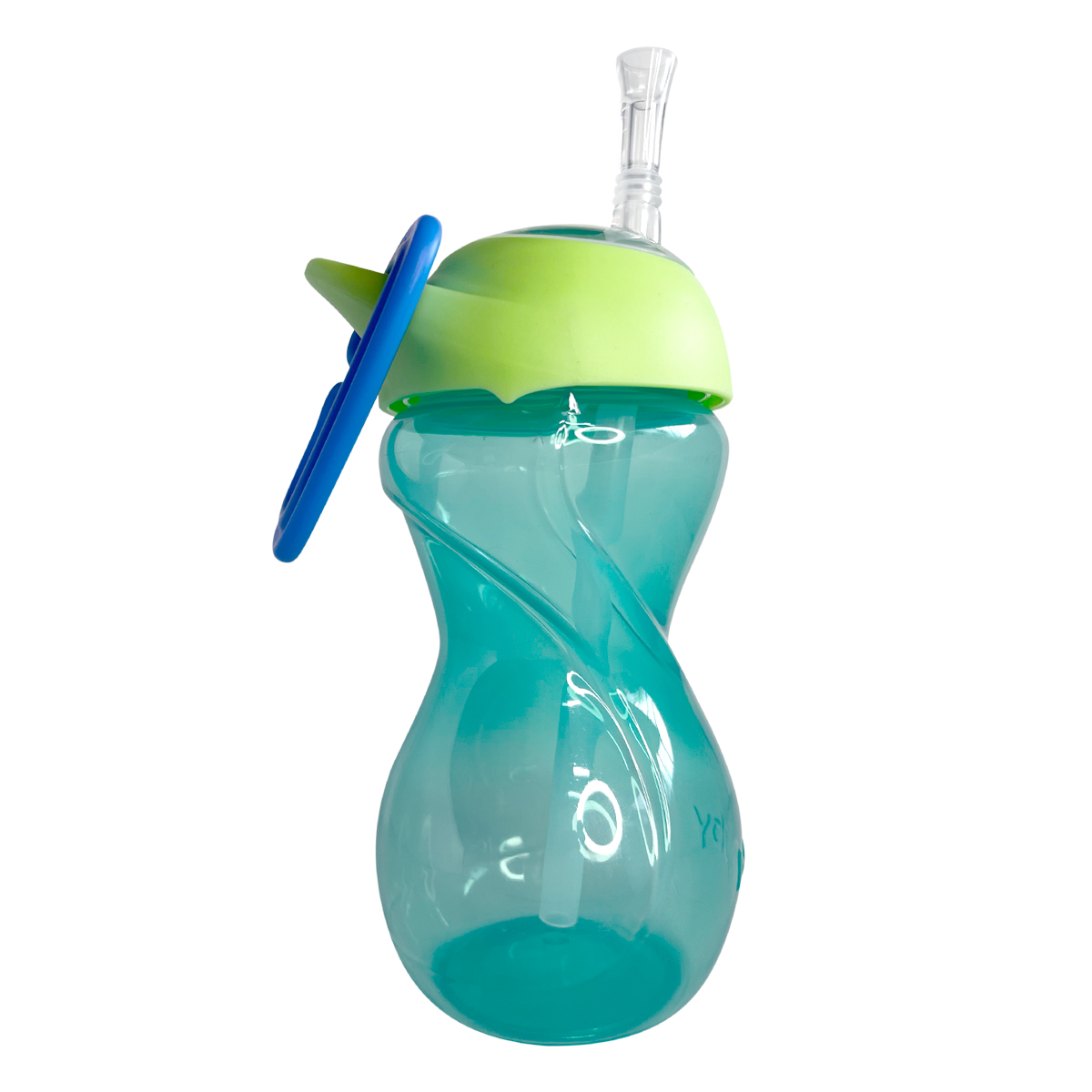 Foto 4 pulgar | Vaso Entrenador Para Bebé Con Popote De Silicón Verde 10 Onzas Nuby10839vd