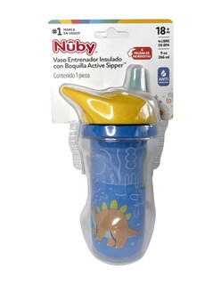 Foto 1 | Vaso Entrenador Para Bebé Insulado Azul 9 Onzas Nuby10895az
