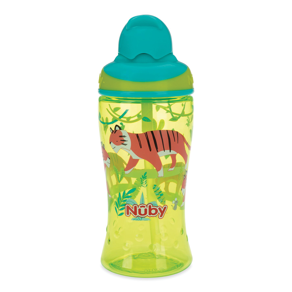 Foto 2 pulgar | Vaso Entrenador Para Bebé Con Popote Suave Verde 12 Onzas Nuby1288v