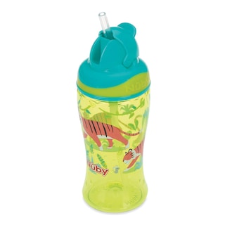 Foto 2 | Vaso Entrenador Para Bebé Con Popote Suave Verde 12 Onzas Nuby1288v