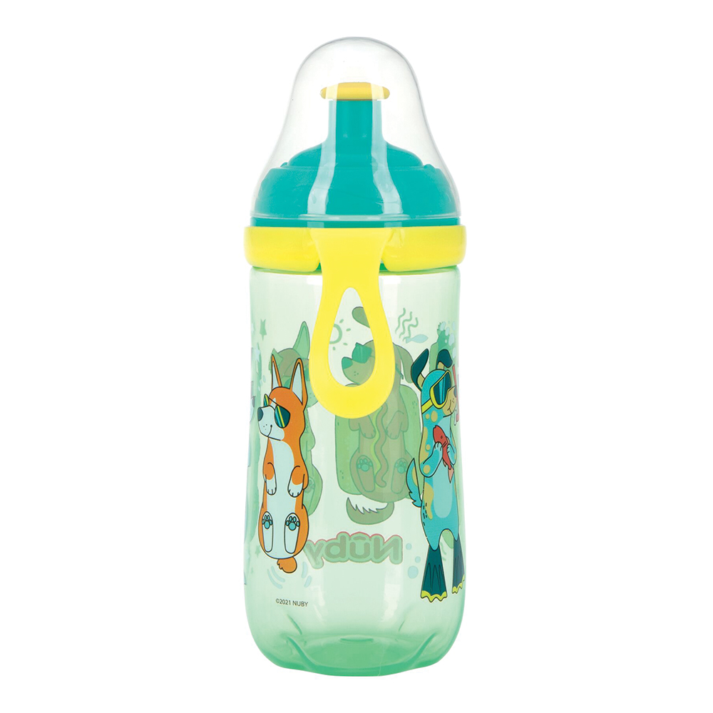 Foto 3 | Vaso Entrenador Para Bebé Antiderrames Perros 12 Onzas Nuby10268pe