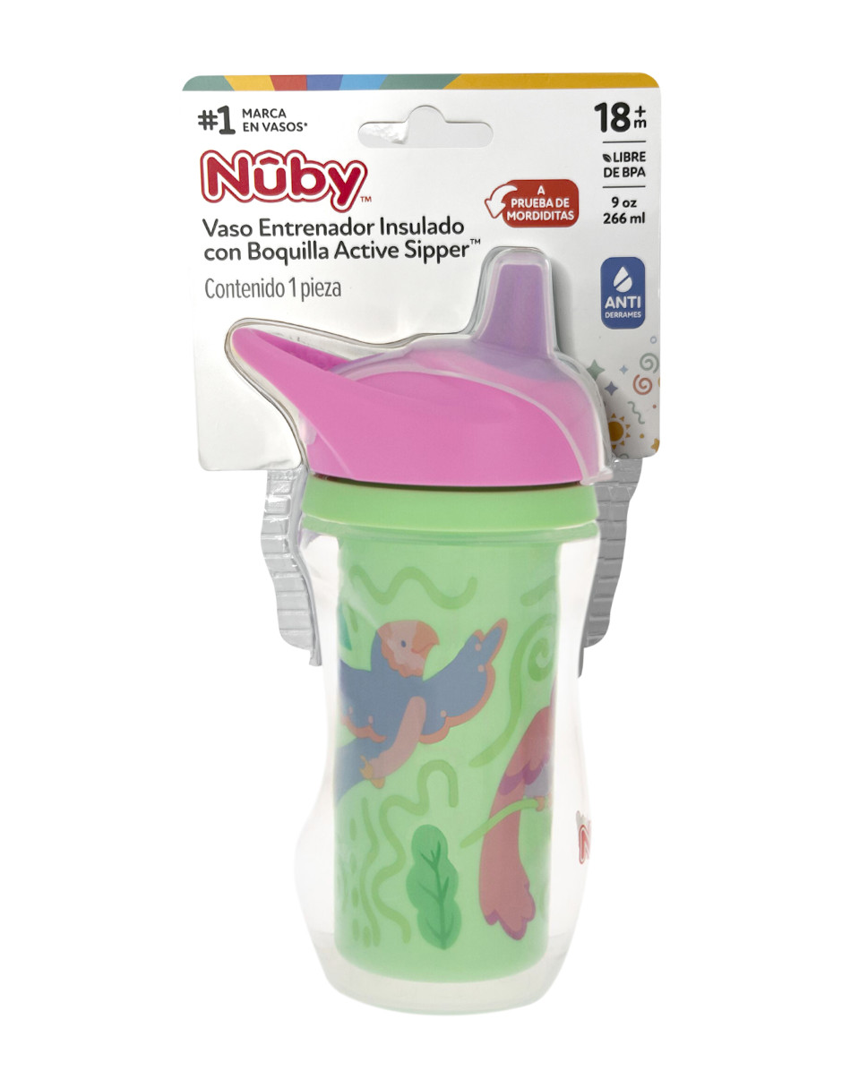 Foto 3 pulgar | Vaso Entrenador Nuby 10895vr para Bebé 9 oz