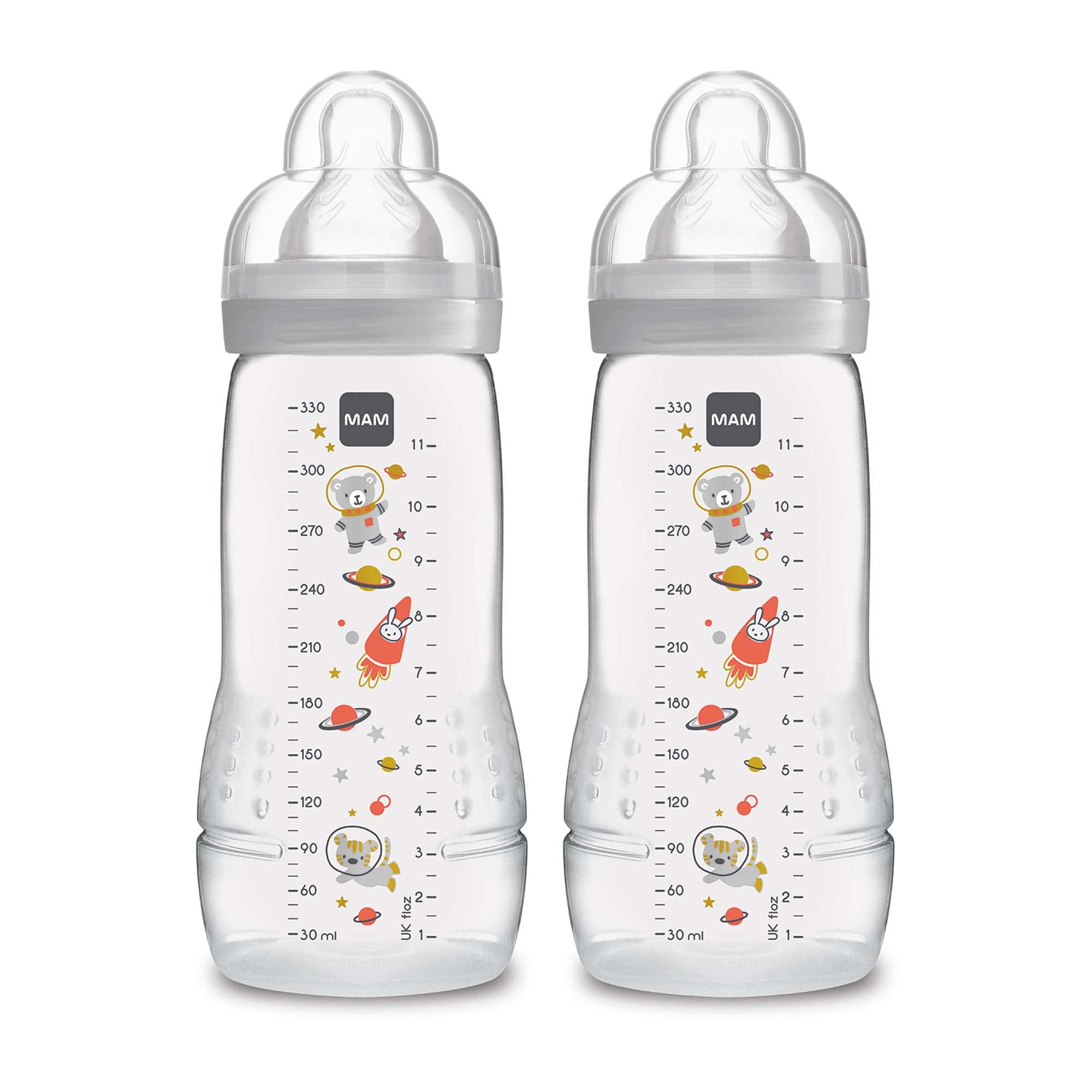 Foto 1 | Biberones Mam Easy Active 330 Ml Fast Flow Para Más De 4 Meses  Paquete De 2 - Venta Internacional.