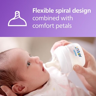 Foto 5 | Biberones Avent Philips Natural De 60 Ml Paquete De 2 Con Boquilla First Flow - Venta Internacional.