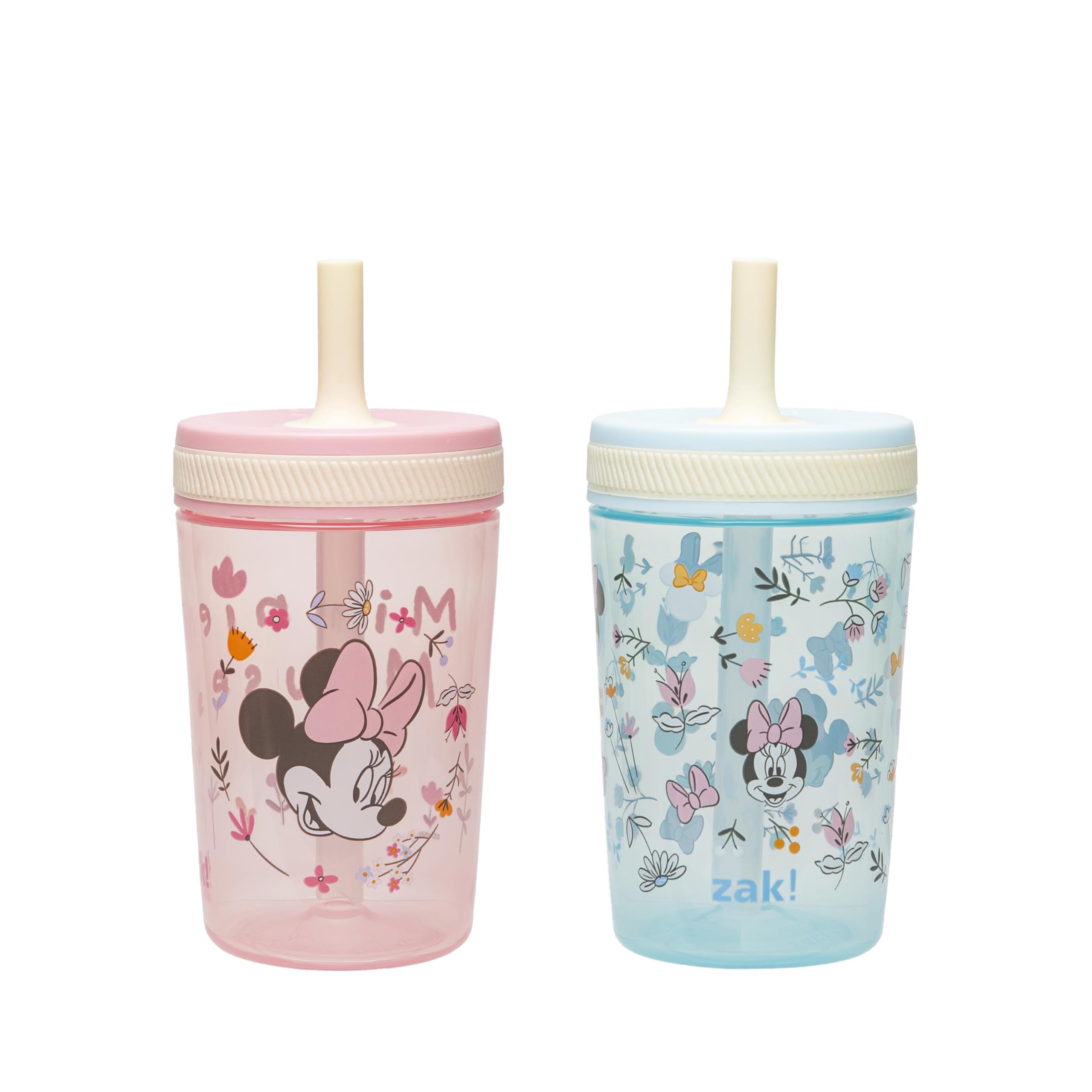 Foto 2 pulgar | Vaso Zak Designs Disney Minnie Mouse Kelso De 450 Ml  Paquete De 2 - Venta Internacional.