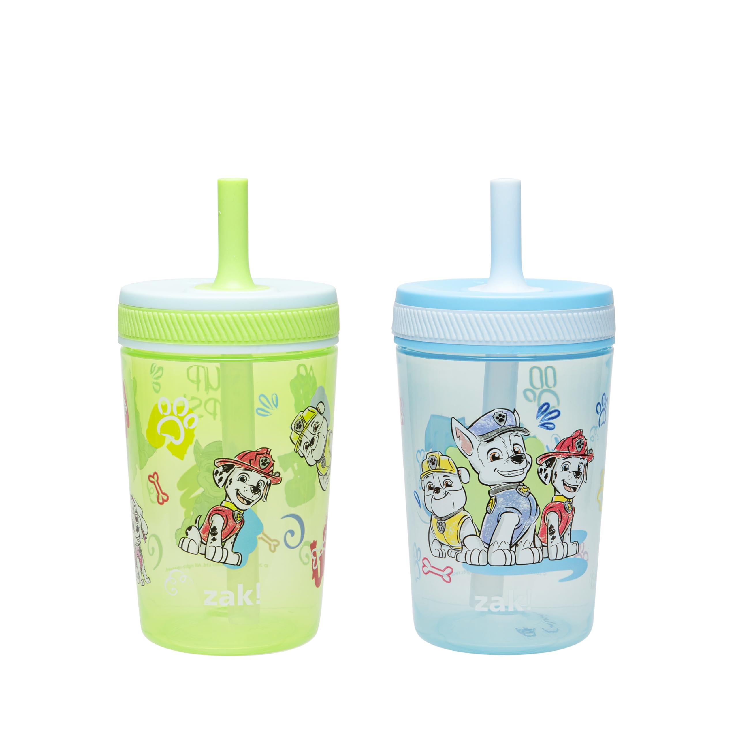 Foto 2 pulgar | Vaso Zak Designs Paw Patrol Kelso Para Niños Pequeños  450 Ml  Paquete De 2 - Venta Internacional.