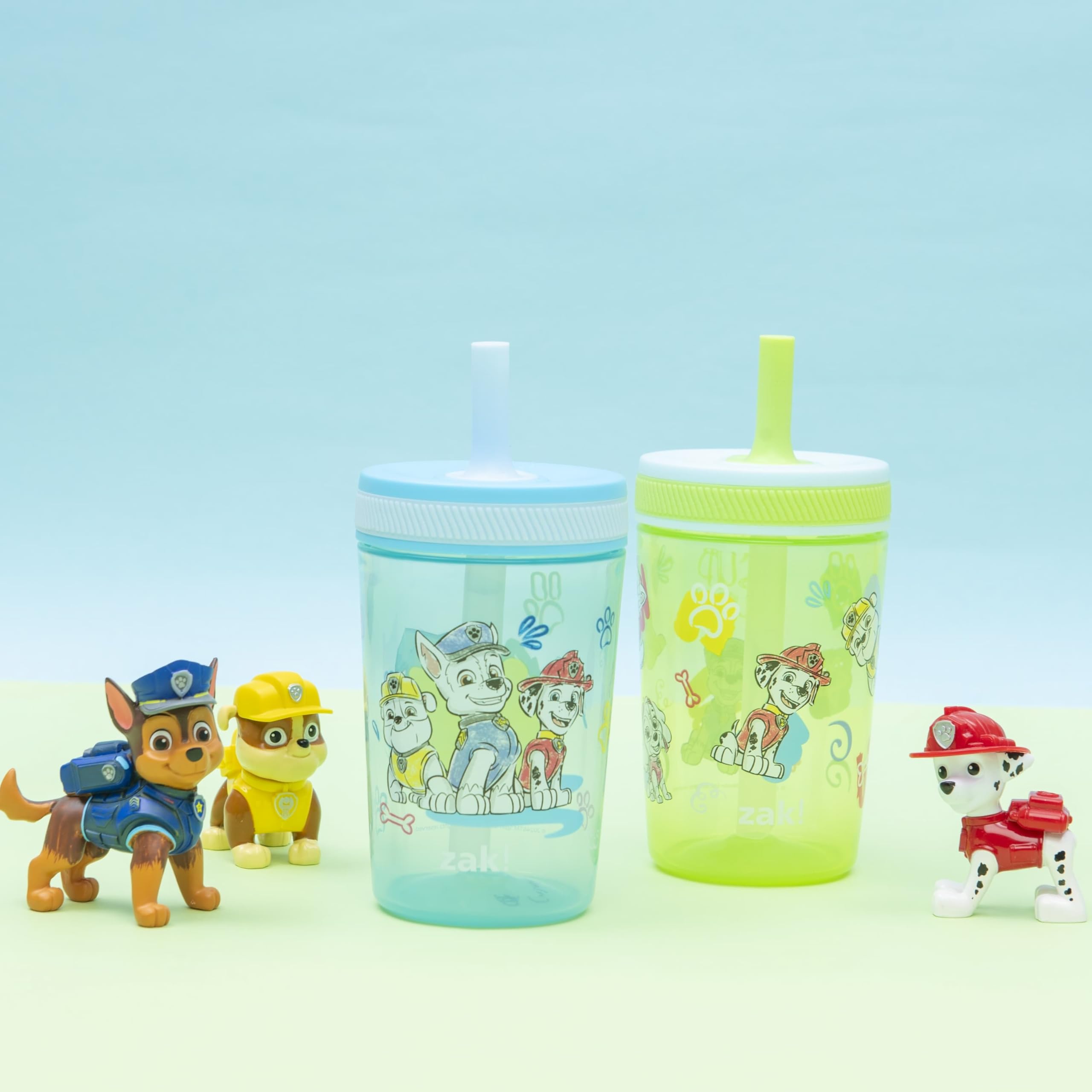 Foto 3 pulgar | Vaso Zak Designs Paw Patrol Kelso Para Niños Pequeños  450 Ml  Paquete De 2 - Venta Internacional.