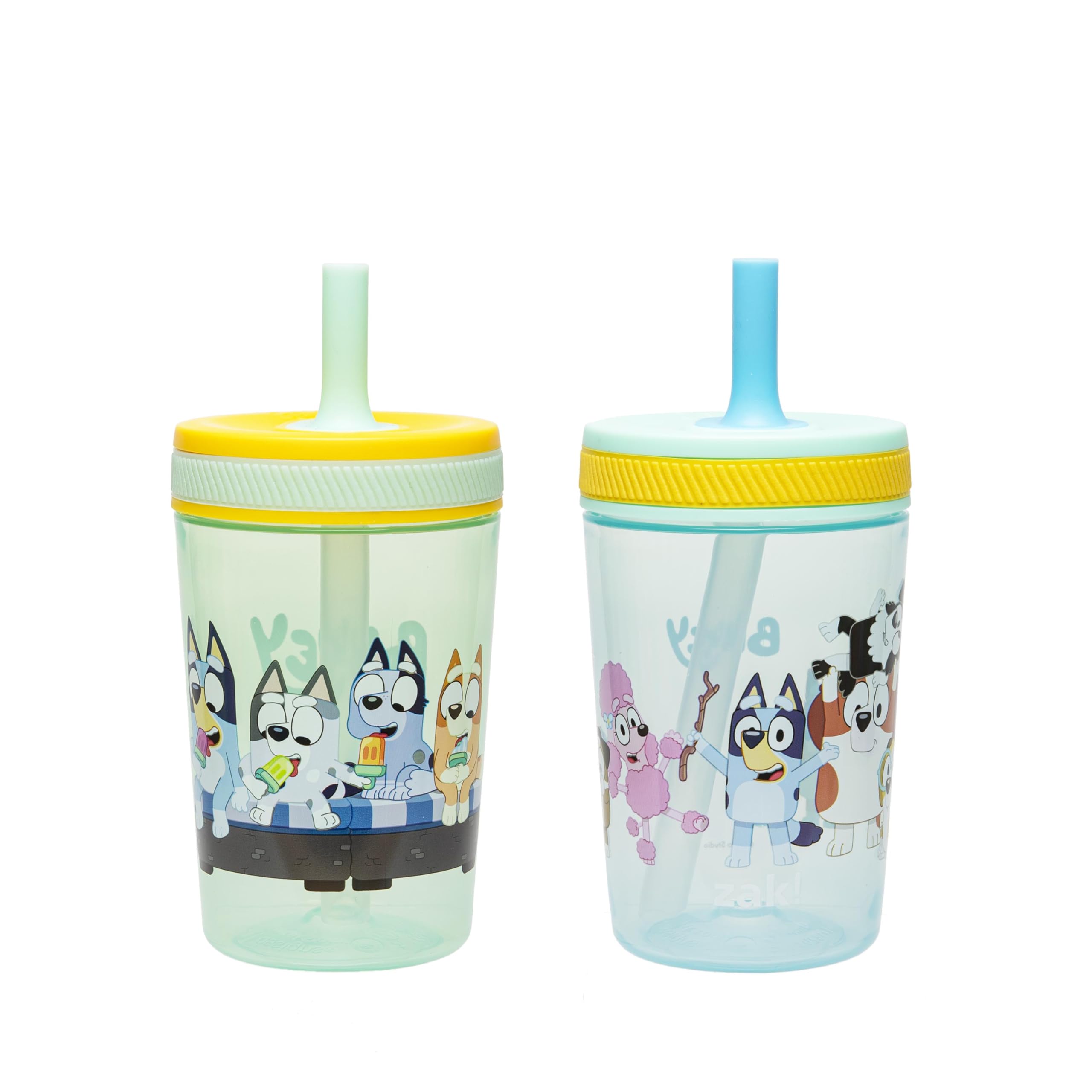 Foto 1 | Vaso Zak Designs Bluey Kelso  450 Ml  Paquete De 2 Unidades Para Niños - Venta Internacional.