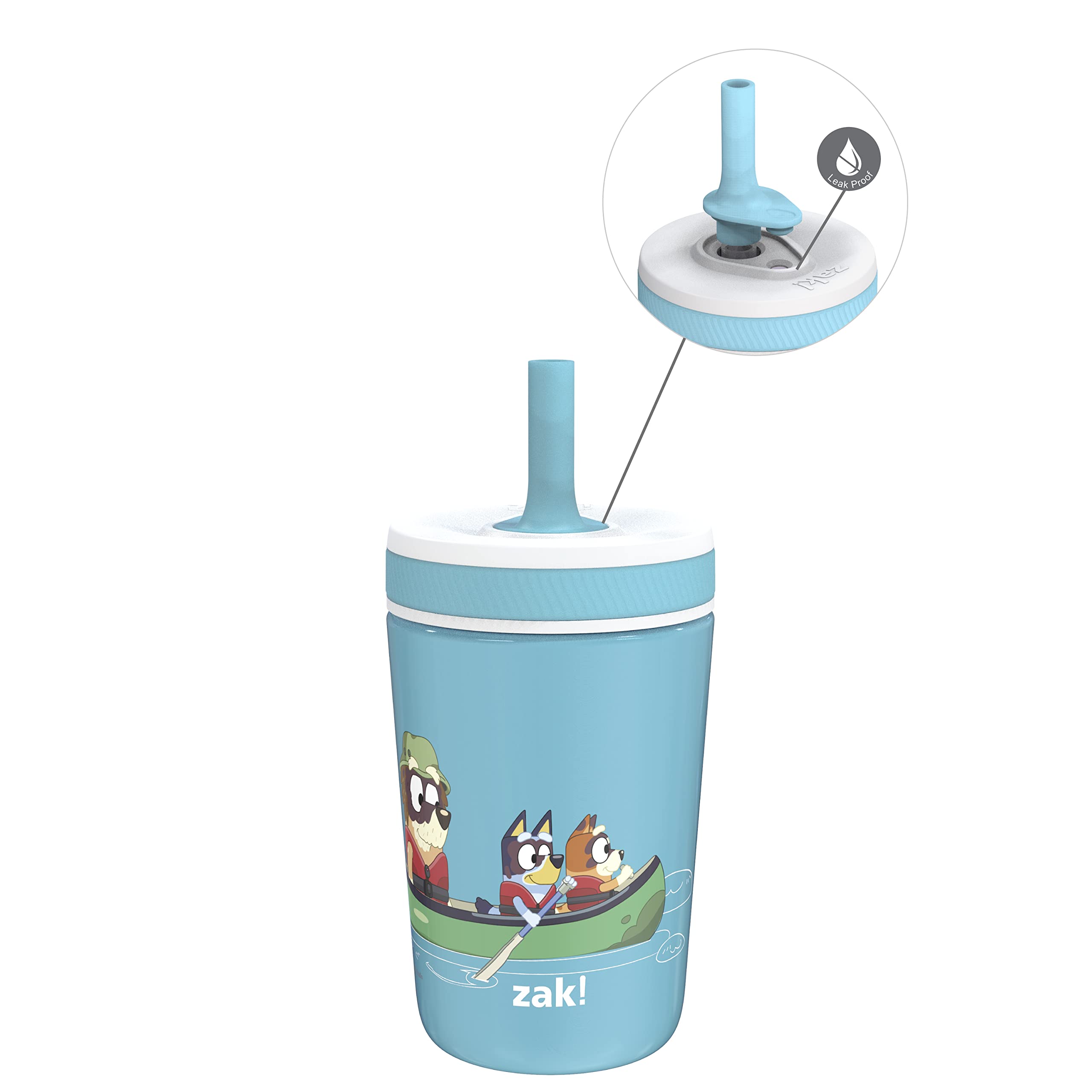 Foto 2 pulgar | Vaso Para Niños Pequeños Zak Designs Bluey Kelso  350 Ml  Acero Inoxidable - Venta Internacional.