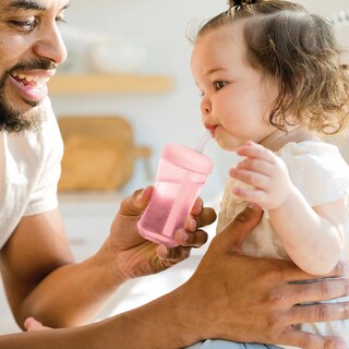 Foto 2 | Vasos Con Pajita Para Niños Pequeños The First Years Squeeze & Sip 200 Ml 3c - Venta Internacional.