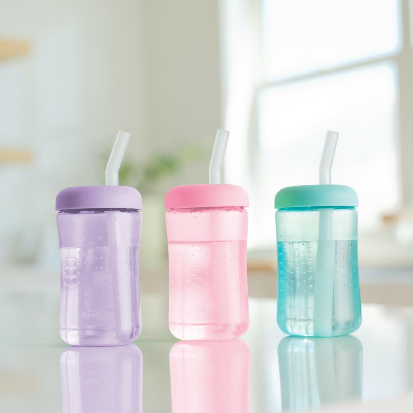 Foto 7 pulgar | Vasos Con Pajita Para Niños Pequeños The First Years Squeeze & Sip  200 Ml  3c - Venta Internacional.