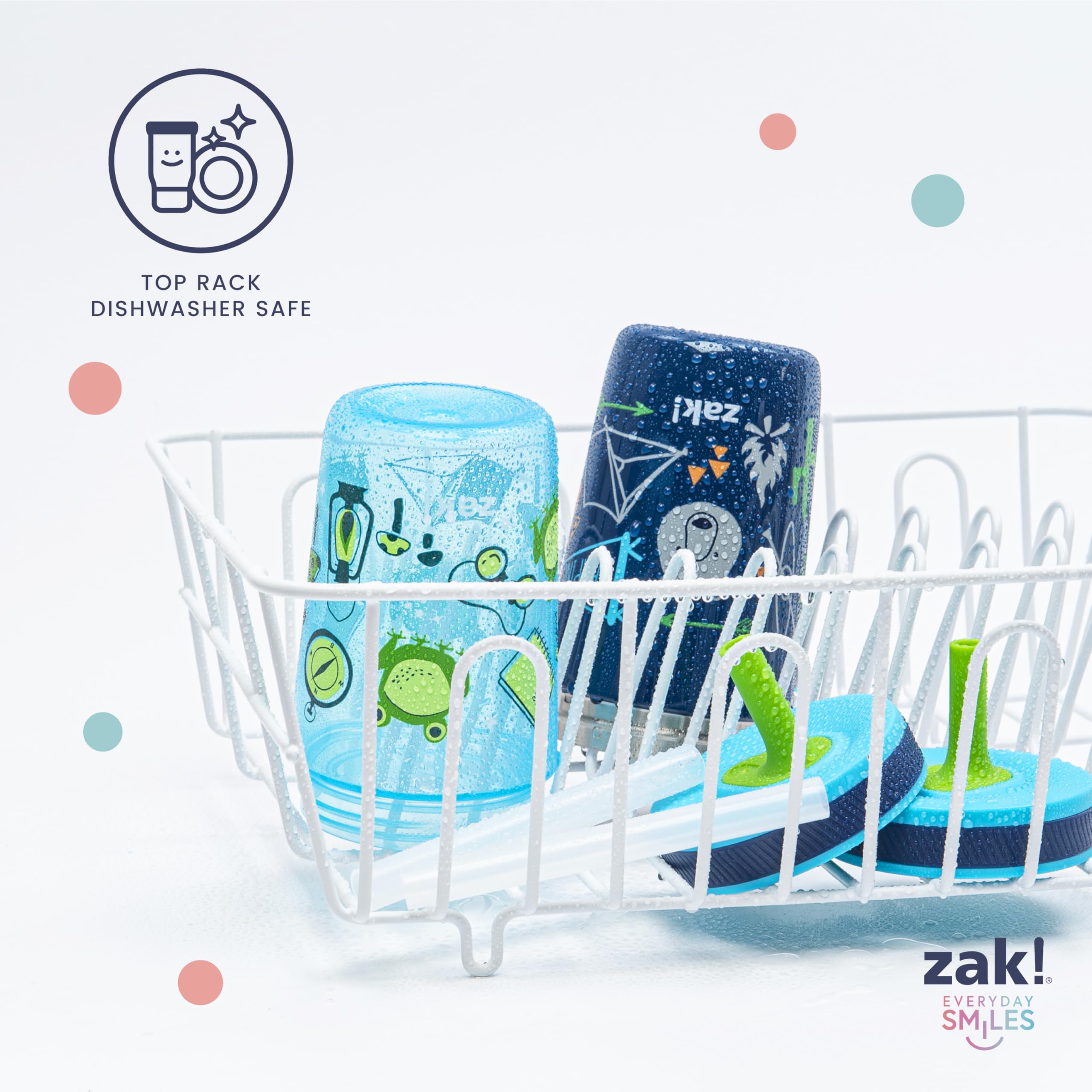 Foto 8 pulgar | Set De Vasos Shells Kelso De Zak Designs Para Niños  450 Ml (3 Unidades) - Venta Internacional.
