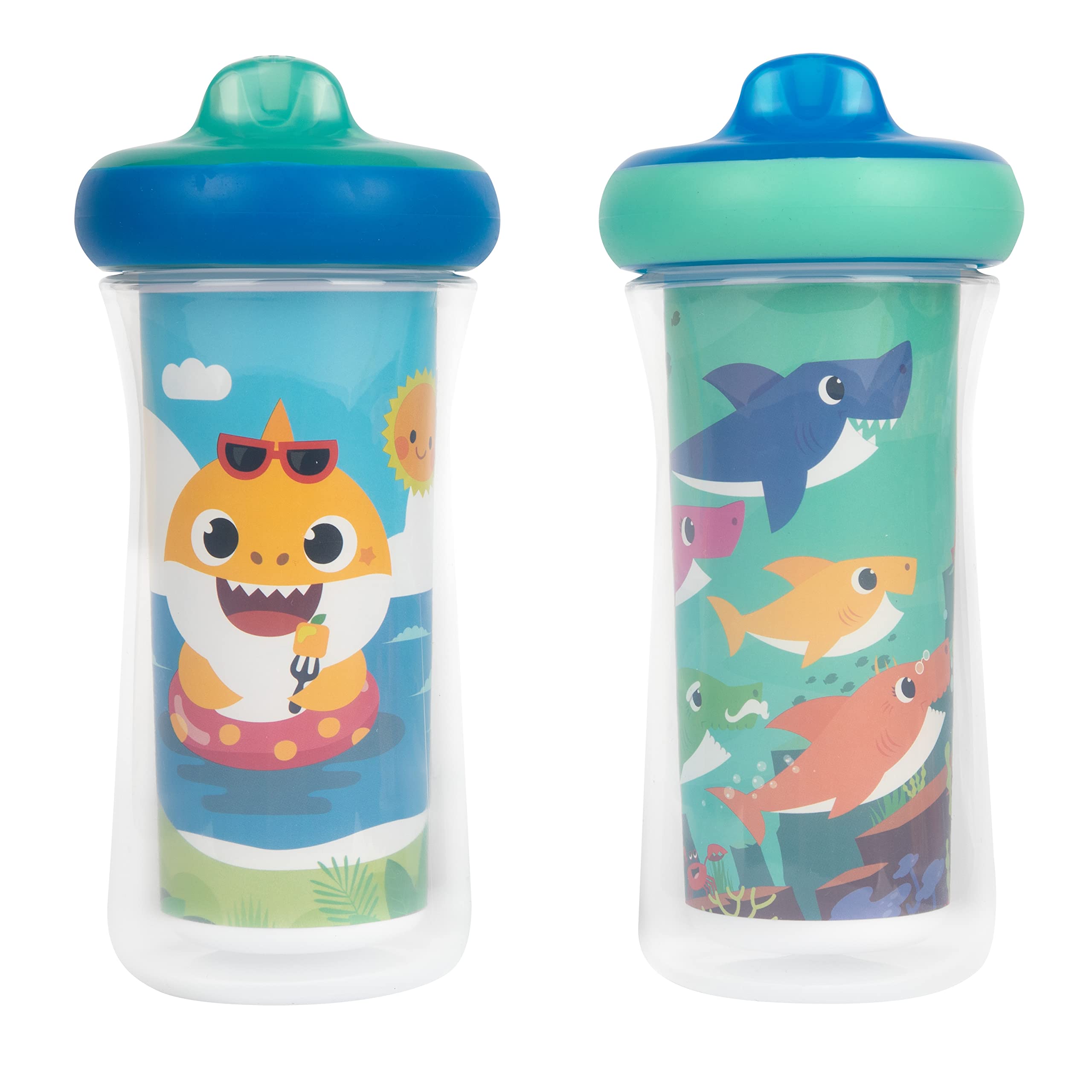 Foto 2 pulgar | Sippy Cup The First Years Pinkfong Baby Shark  270 Ml  Paquete De 2 - Venta Internacional.