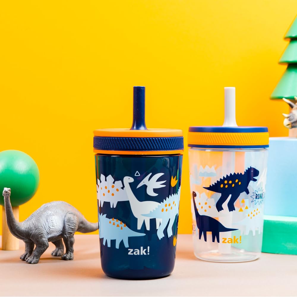 Foto 3 pulgar | Vaso Zak Designs Kelso Toddler  450 Ml  Paquete De 2 Unidades  Dinoroar - Venta Internacional.